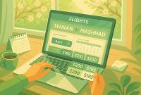 تحلیل قیمت بلیط هواپیما تهران به مشهد در فصول مختلف
