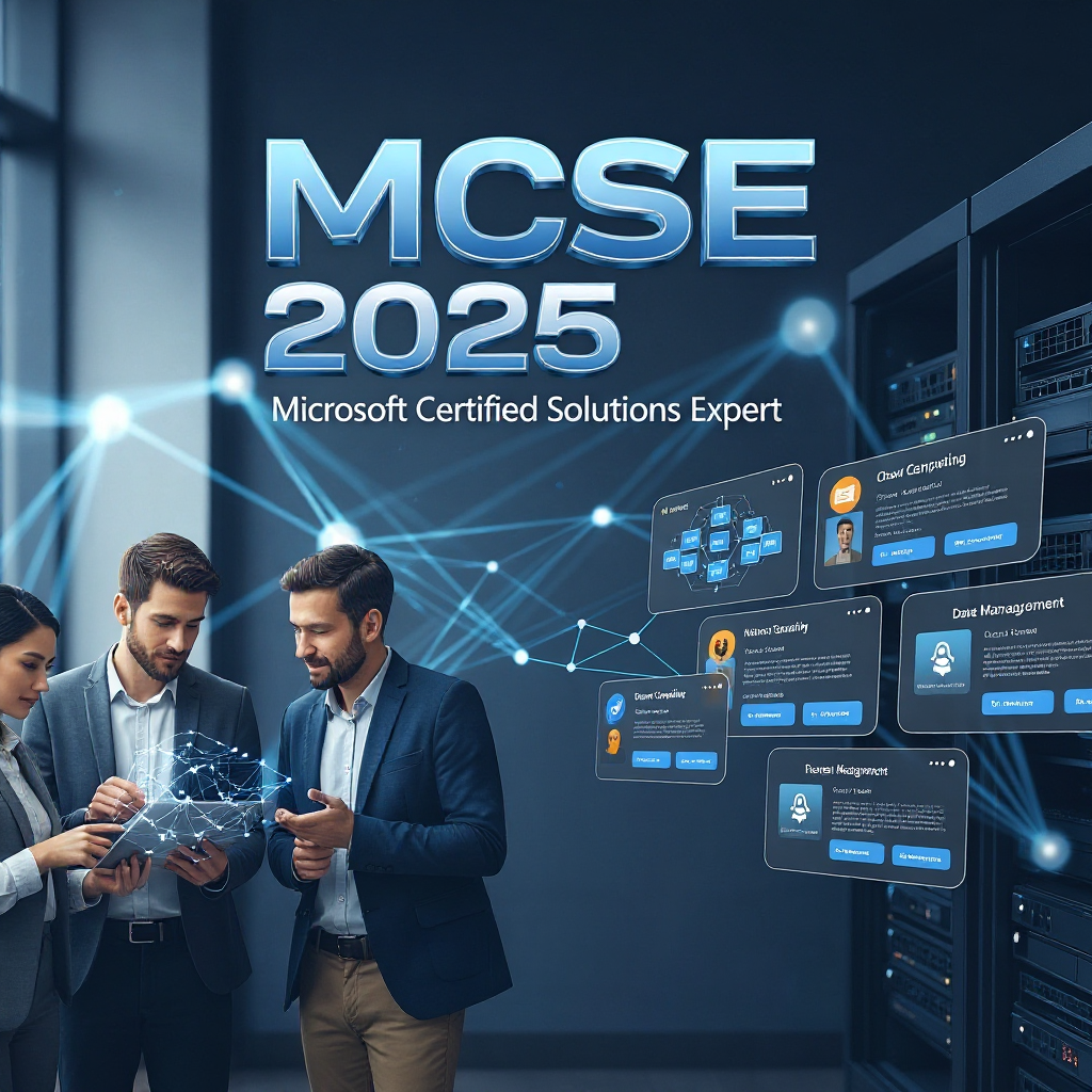دوره MCSE 2025 در مسیر آموزش شبکه