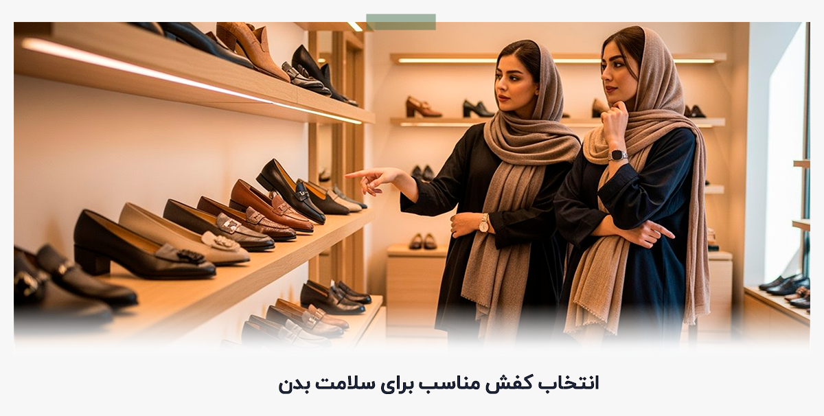 راهنمای انتخاب کفش مناسب