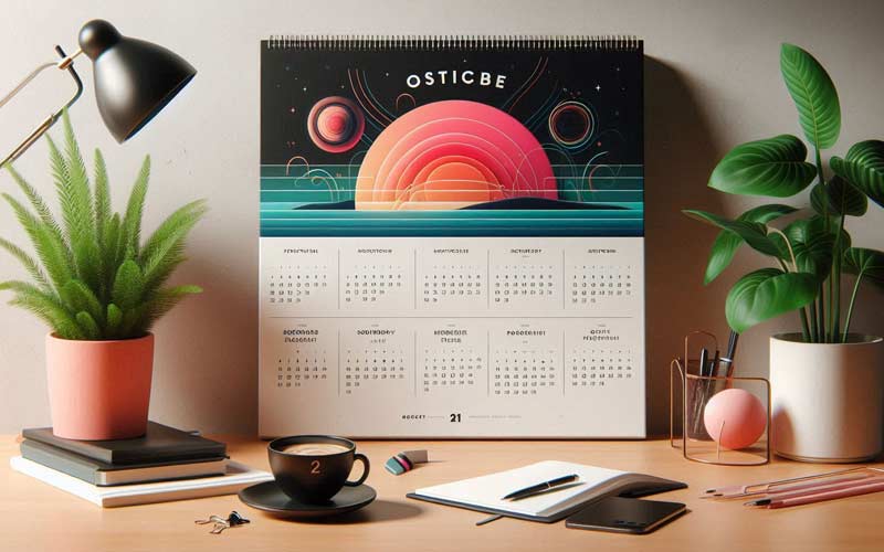 راهنمای انتخاب تقویم رومیزی برای شرکت ها | نکات مهم تقویم رومیزی