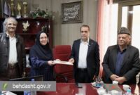 آیین تکریم و معارفه سرپرست بیمارستان کارگرنژاد کاشان برگزار شد
