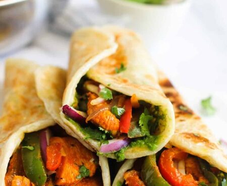 دستور پخت بهترین رول های کاتی مرغ