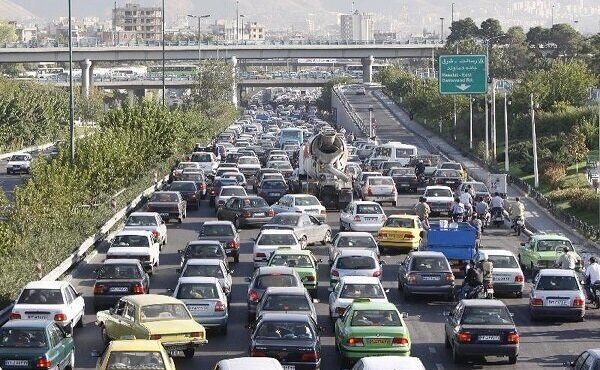 وضعیت تردد در معابر و بزرگراه‌های پایتخت؛محدودیت تردد دارنگان پلاک فرد