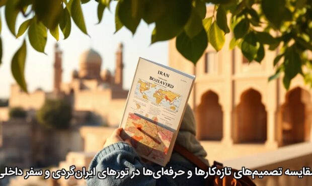 مقایسه تصمیم‌های تازه‌کارها و حرفه‌ای‌ها در تورهای ایران‌گردی و سفر داخلی