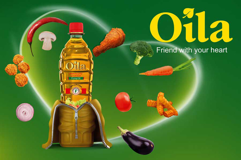 A bottle of oil with vegetables around itAI-generated content may be incorrect.