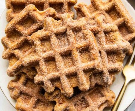 طرز تهیه وافل کدوحلوایی پروتئینی و سالم