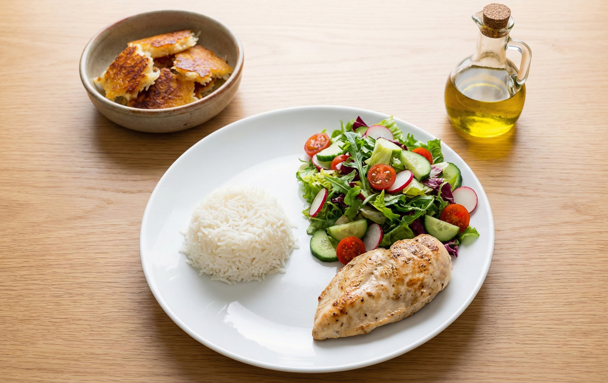 بشقاب برنج رژیمی