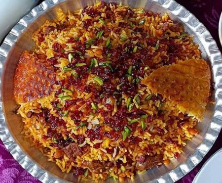 طرز تهیه پلو شاه عباسی تجربه‌ای از اصالت و طعم ایرانی